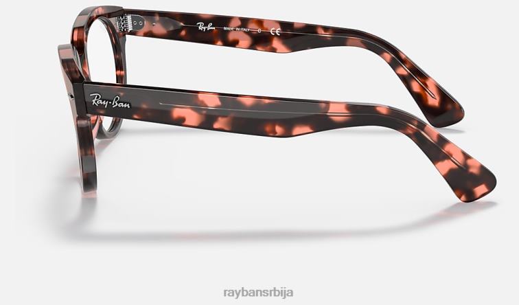 Ray-Ban орион оптицс P0HP1645 наочаре углачана ружичаста хавана мушкарци