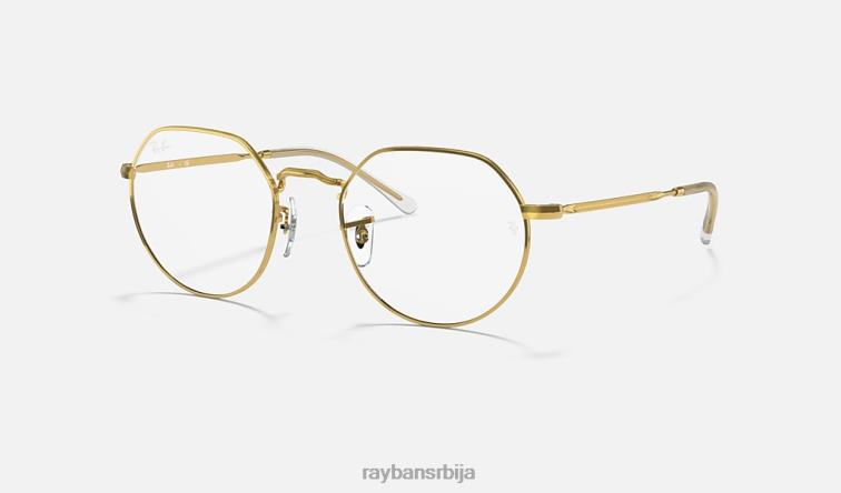 Ray-Ban јацк оптицс P0HP1647 наочаре углачано злато мушкарци
