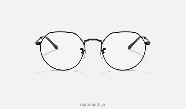 Ray-Ban јацк оптицс P0HP1650 наочаре углачана црна мушкарци