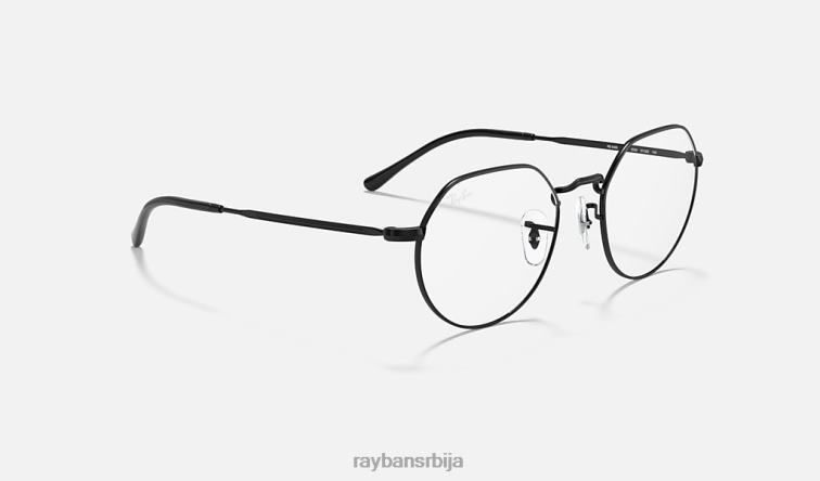 Ray-Ban јацк оптицс P0HP1650 наочаре углачана црна мушкарци