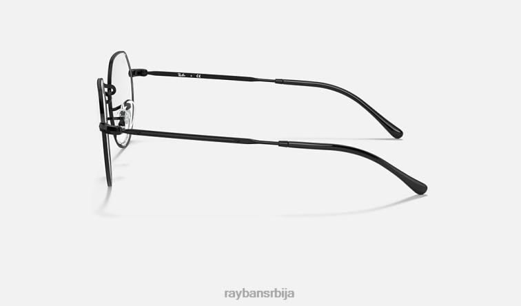 Ray-Ban јацк оптицс P0HP1650 наочаре углачана црна мушкарци