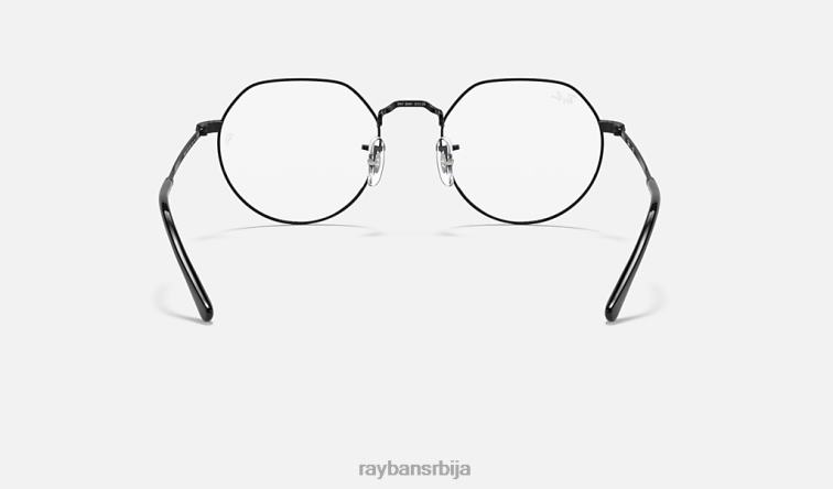 Ray-Ban јацк оптицс P0HP1650 наочаре углачана црна мушкарци