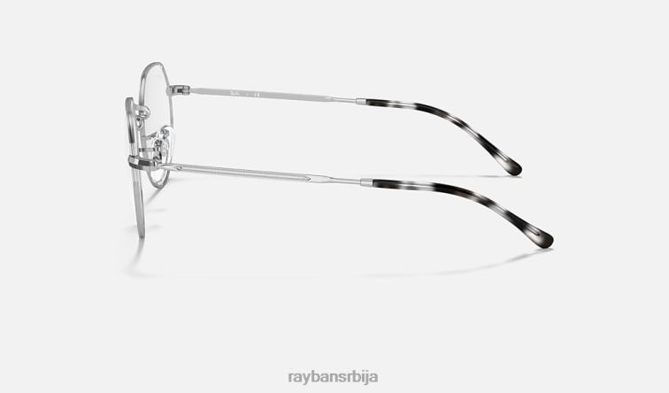 Ray-Ban јацк оптицс P0HP1651 наочаре углачано сребро мушкарци