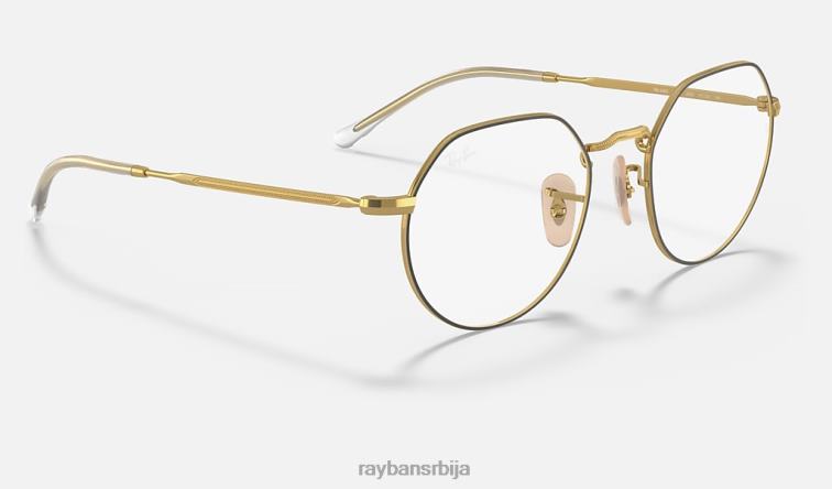Ray-Ban јацк оптицс P0HP1652 наочаре мат злато мушкарци
