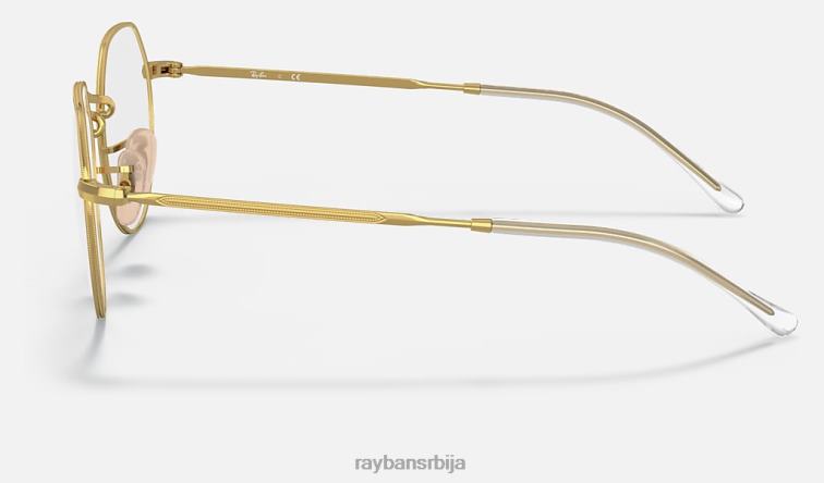 Ray-Ban јацк оптицс P0HP1652 наочаре мат злато мушкарци