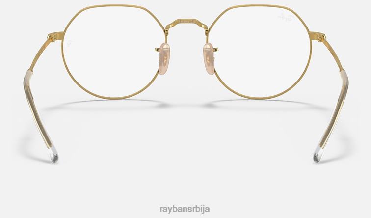 Ray-Ban јацк оптицс P0HP1652 наочаре мат злато мушкарци