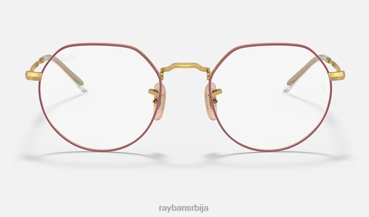 Ray-Ban јацк оптицс P0HP1654 наочаре мат љубичаста мушкарци