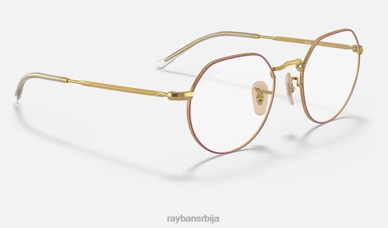 Ray-Ban јацк оптицс P0HP1654 наочаре мат љубичаста мушкарци