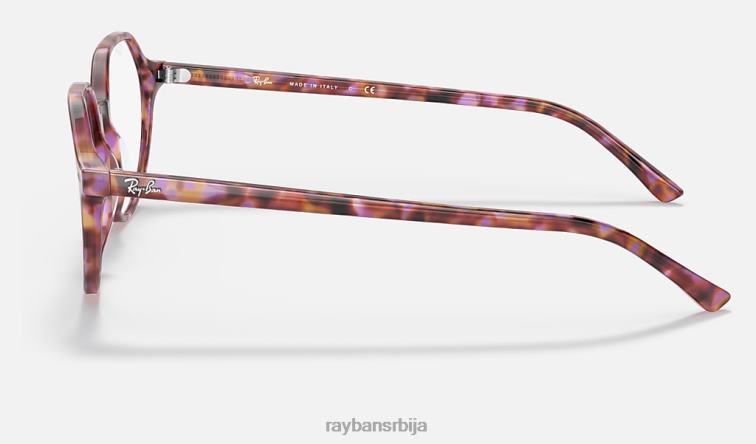 Ray-Ban тхалиа оптицс P0HP1663 наочаре углачана браон/љубичаста хавана мушкарци