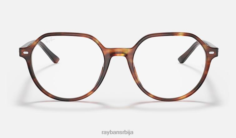 Ray-Ban тхалиа оптицс P0HP1664 наочаре углачана пругаста хавана мушкарци