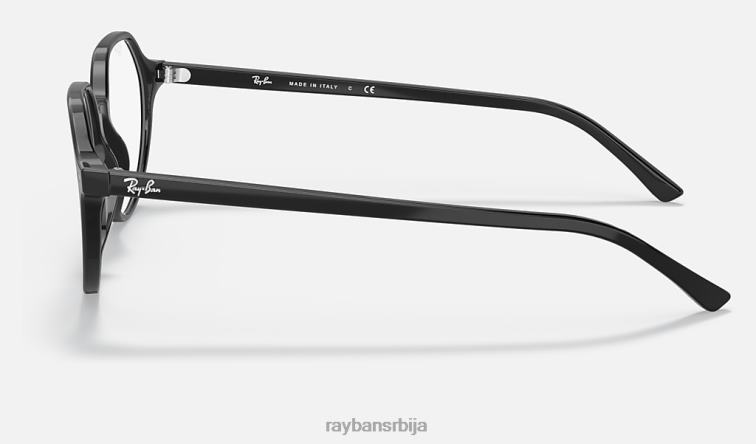 Ray-Ban тхалиа оптицс P0HP1665 наочаре углачана црна мушкарци