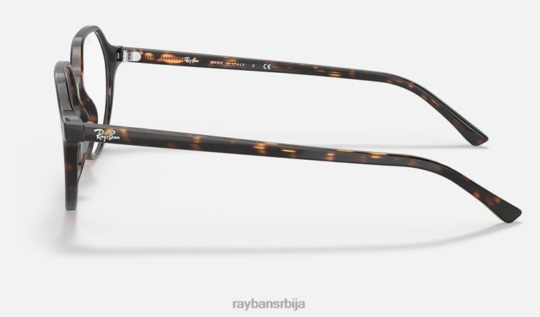 Ray-Ban тхалиа оптицс P0HP1666 наочаре углађена хавана мушкарци