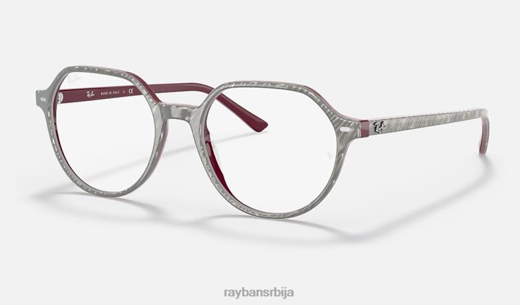 Ray-Ban тхалиа оптицс P0HP1667 наочаре углачана сива мушкарци