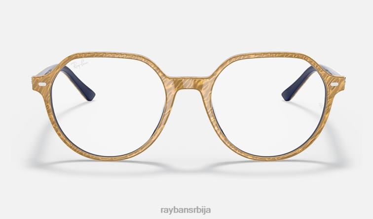 Ray-Ban тхалиа оптицс P0HP1668 наочаре углачана беж мушкарци