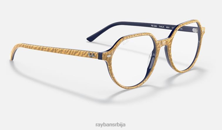 Ray-Ban тхалиа оптицс P0HP1668 наочаре углачана беж мушкарци