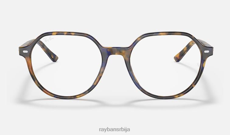 Ray-Ban тхалиа оптицс P0HP1669 наочаре углачана жута/плава хавана мушкарци