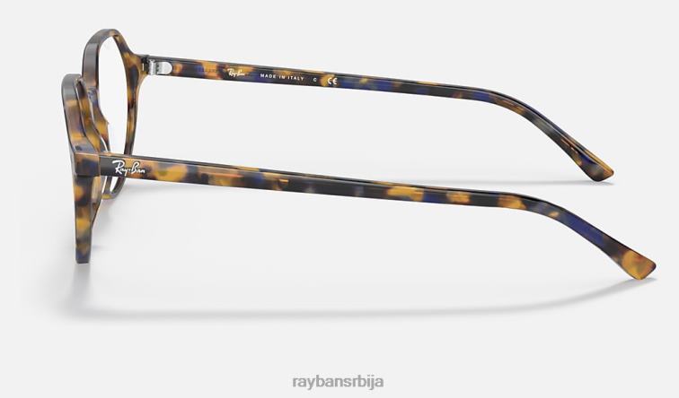 Ray-Ban тхалиа оптицс P0HP1669 наочаре углачана жута/плава хавана мушкарци