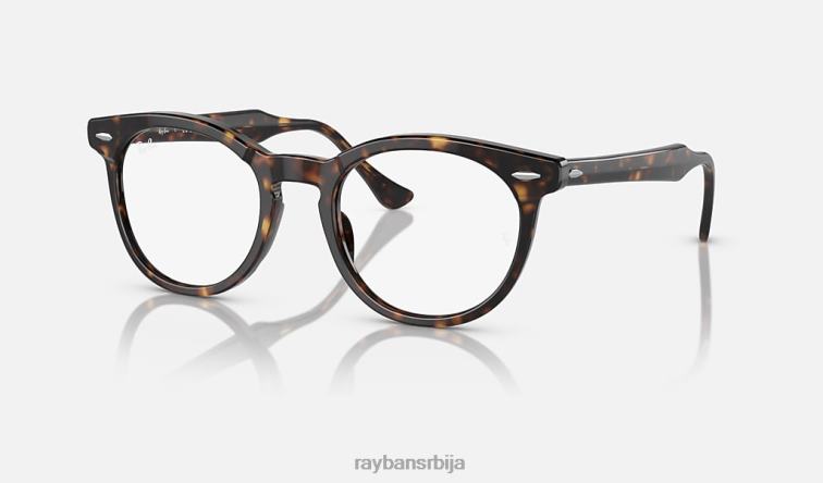 Ray-Ban оптика орловског ока P0HP1684 наочаре углађена хавана мушкарци
