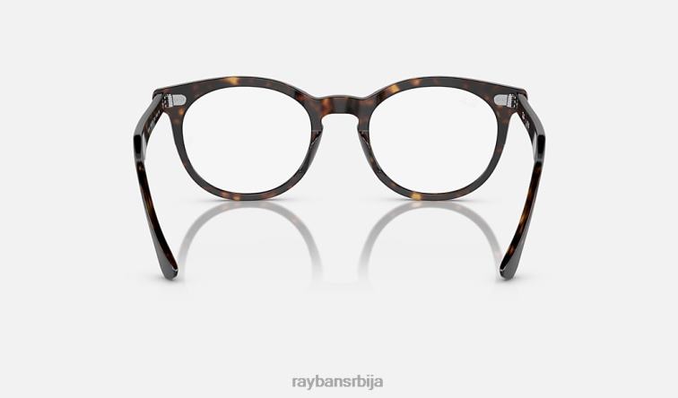 Ray-Ban оптика орловског ока P0HP1684 наочаре углађена хавана мушкарци