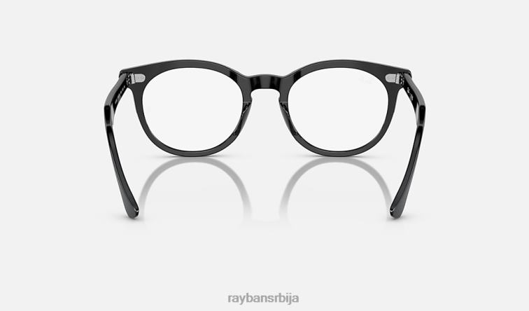 Ray-Ban оптика орловског ока P0HP1687 наочаре углачана црна мушкарци