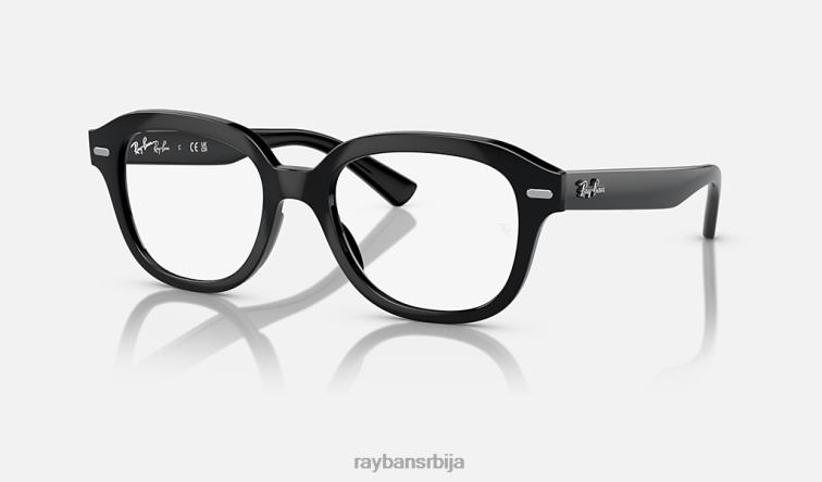 Ray-Ban ерик оптицс P0HP1695 наочаре углачана црна мушкарци