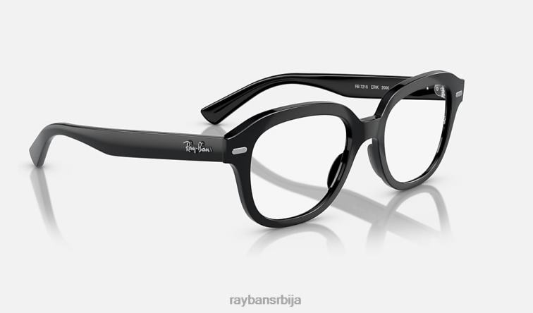 Ray-Ban ерик оптицс P0HP1695 наочаре углачана црна мушкарци