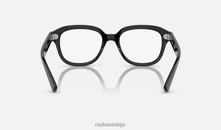 Ray-Ban ерик оптицс P0HP1695 наочаре углачана црна мушкарци