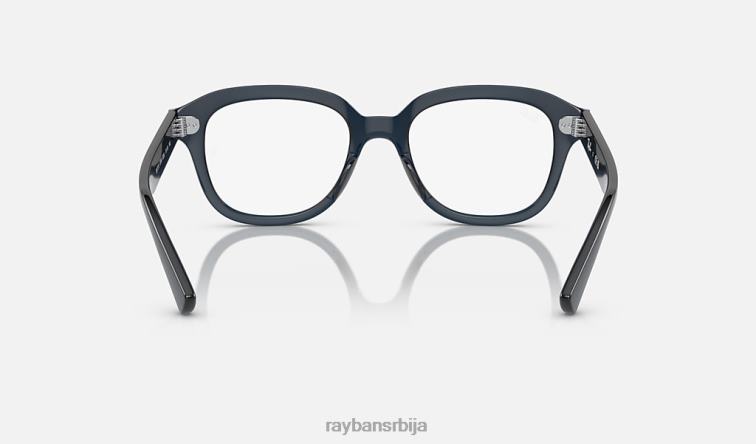 Ray-Ban ерик оптицс P0HP1696 наочаре полирани опал тамноплаве боје мушкарци