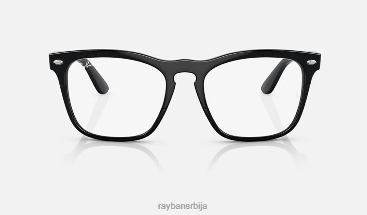 Ray-Ban стеве оптицс P0HP1710 наочаре углачана црна мушкарци