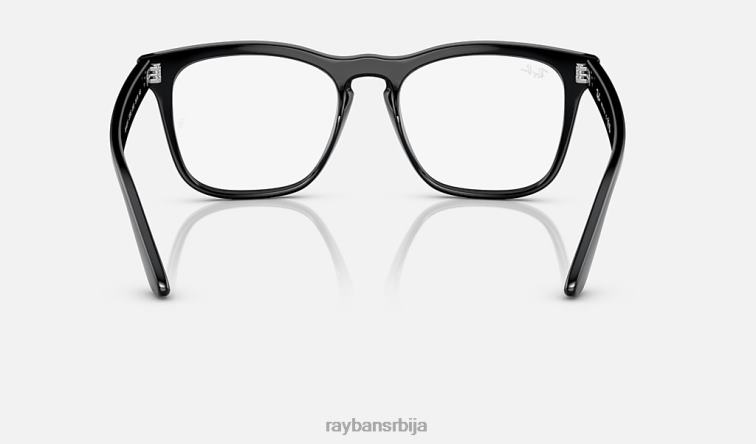 Ray-Ban стеве оптицс P0HP1710 наочаре углачана црна мушкарци