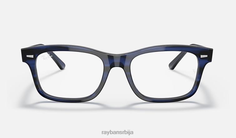 Ray-Ban бурбанк оптицс P0HP1726 наочаре углачано плаво мушкарци