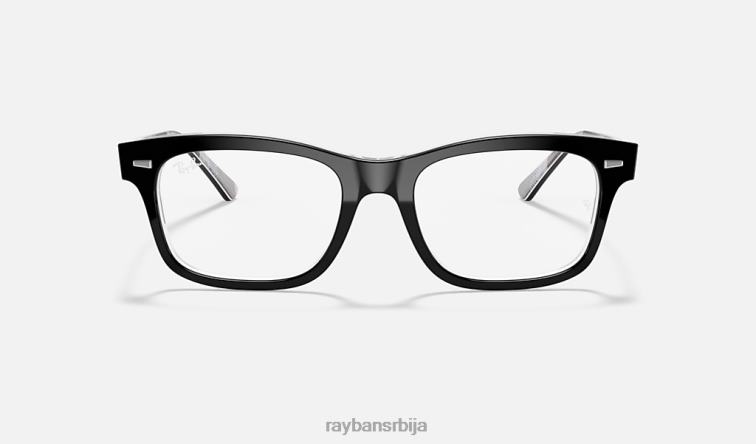 Ray-Ban бурбанк оптицс P0HP1729 наочаре углачана црна мушкарци