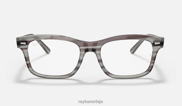 Ray-Ban бурбанк оптицс P0HP1731 наочаре углачана сива мушкарци