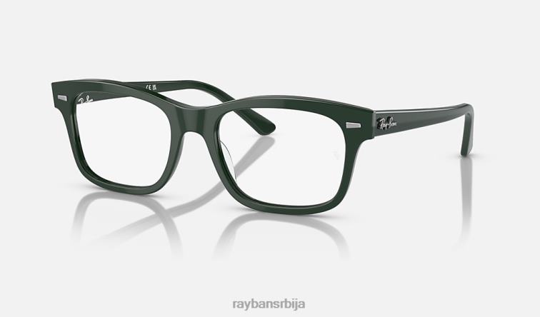 Ray-Ban бурбанк оптицс P0HP1732 наочаре углачано зелено мушкарци