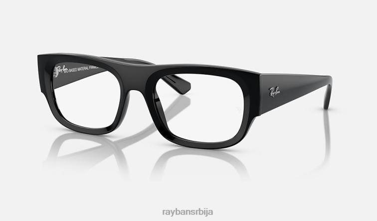 Ray-Ban кристин оптицс био-басед P0HP1757 наочаре углачана црна мушкарци