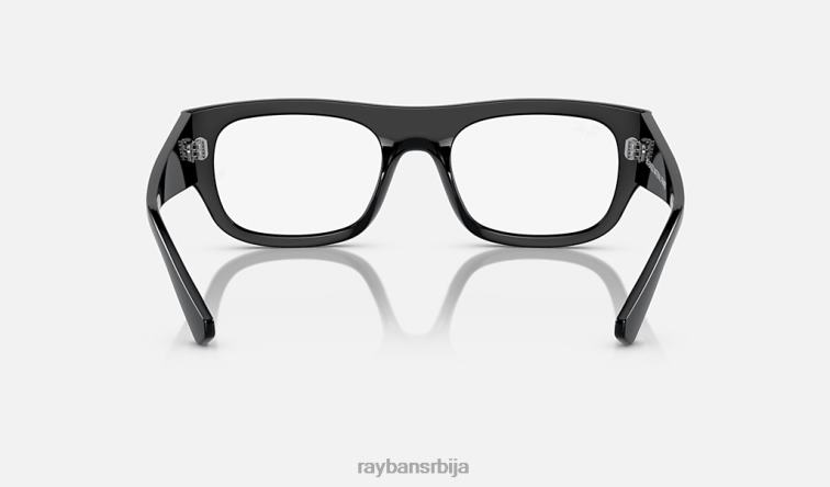 Ray-Ban кристин оптицс био-басед P0HP1757 наочаре углачана црна мушкарци