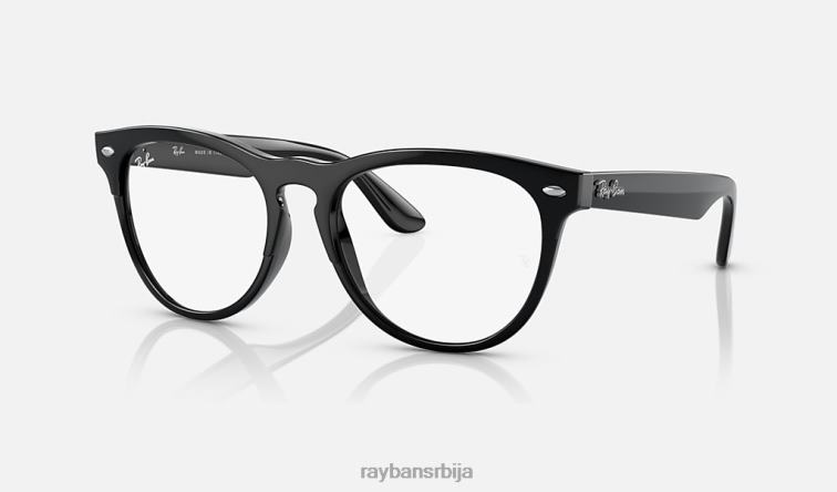 Ray-Ban оптика ириса P0HP1767 наочаре углачана црна мушкарци