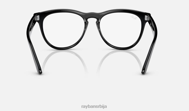 Ray-Ban оптика ириса P0HP1767 наочаре углачана црна мушкарци