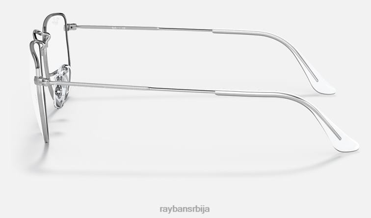 Ray-Ban елон оптицс P0HP1807 наочаре углачано сребро мушкарци