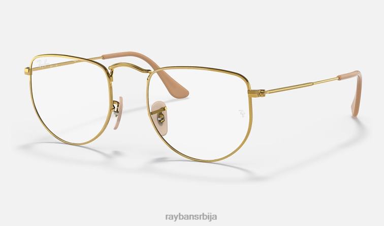 Ray-Ban елон оптицс P0HP1810 наочаре углачано злато мушкарци