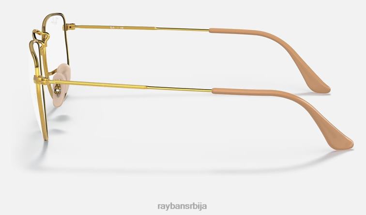 Ray-Ban елон оптицс P0HP1810 наочаре углачано злато мушкарци