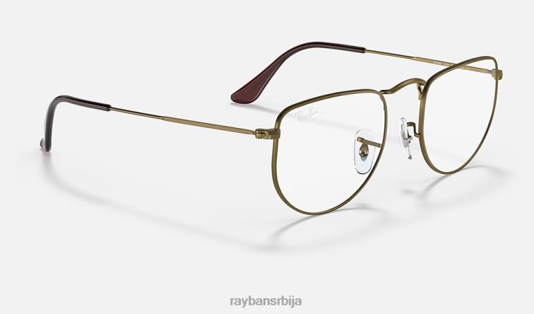 Ray-Ban елон оптицс P0HP1811 наочаре мат антикно злато мушкарци