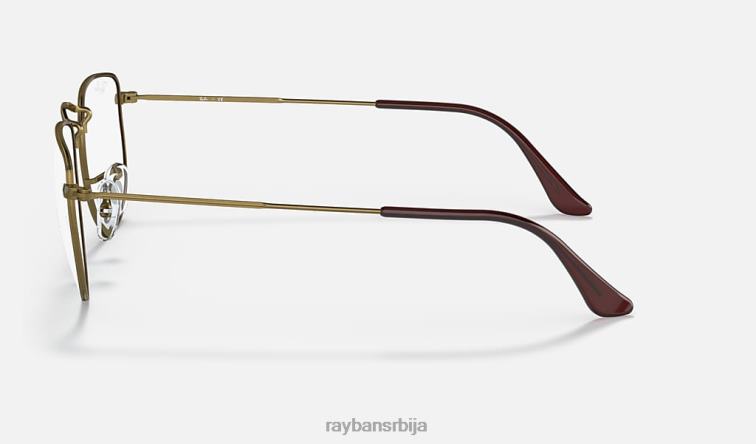 Ray-Ban елон оптицс P0HP1811 наочаре мат антикно злато мушкарци