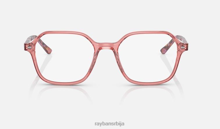 Ray-Ban јохн оптицс P0HP1818 наочаре углачана провидна розе мушкарци
