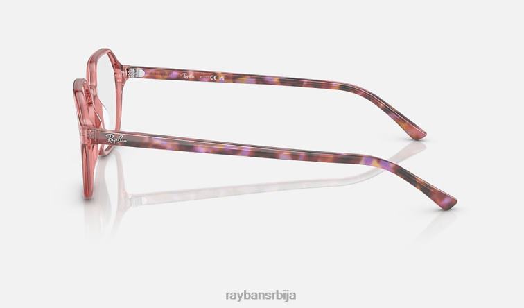 Ray-Ban јохн оптицс P0HP1818 наочаре углачана провидна розе мушкарци