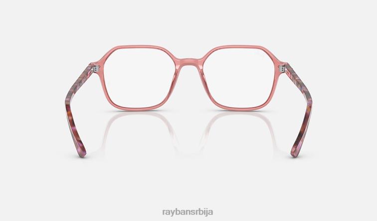 Ray-Ban јохн оптицс P0HP1818 наочаре углачана провидна розе мушкарци