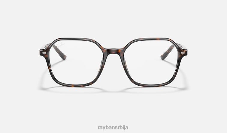 Ray-Ban јохн оптицс P0HP1820 наочаре углађена хавана мушкарци