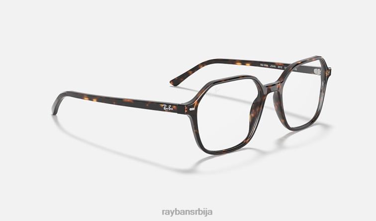 Ray-Ban јохн оптицс P0HP1820 наочаре углађена хавана мушкарци