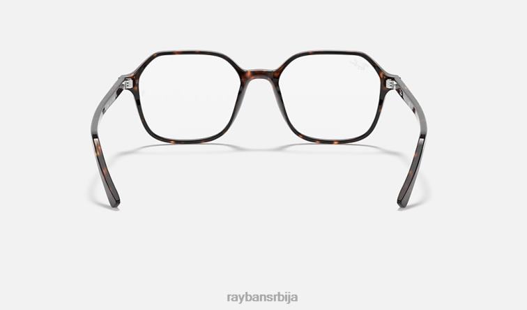 Ray-Ban јохн оптицс P0HP1820 наочаре углађена хавана мушкарци