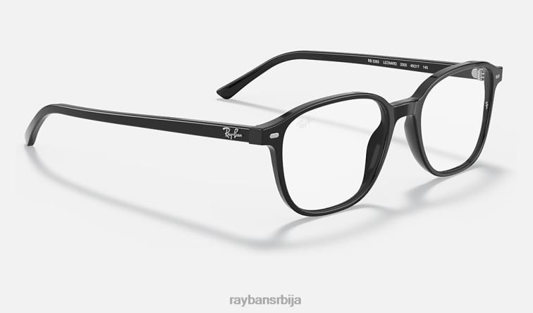 Ray-Ban леонард оптицс P0HP1823 наочаре углачана црна мушкарци